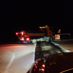 Räumfahrzeug der Gemeinde Elsteraue im Einsatz [(c) Gemeinde Elsteraue]