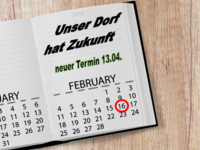 Terminänderung - Unser Dorf hat Zukunft - Rehmsdorf