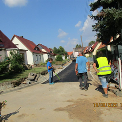 Gemeinschaftsbaumaßnahme in Tröglitz