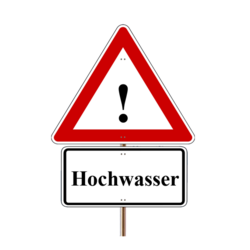 Hochwasserwarnung Hochwasserwarnung